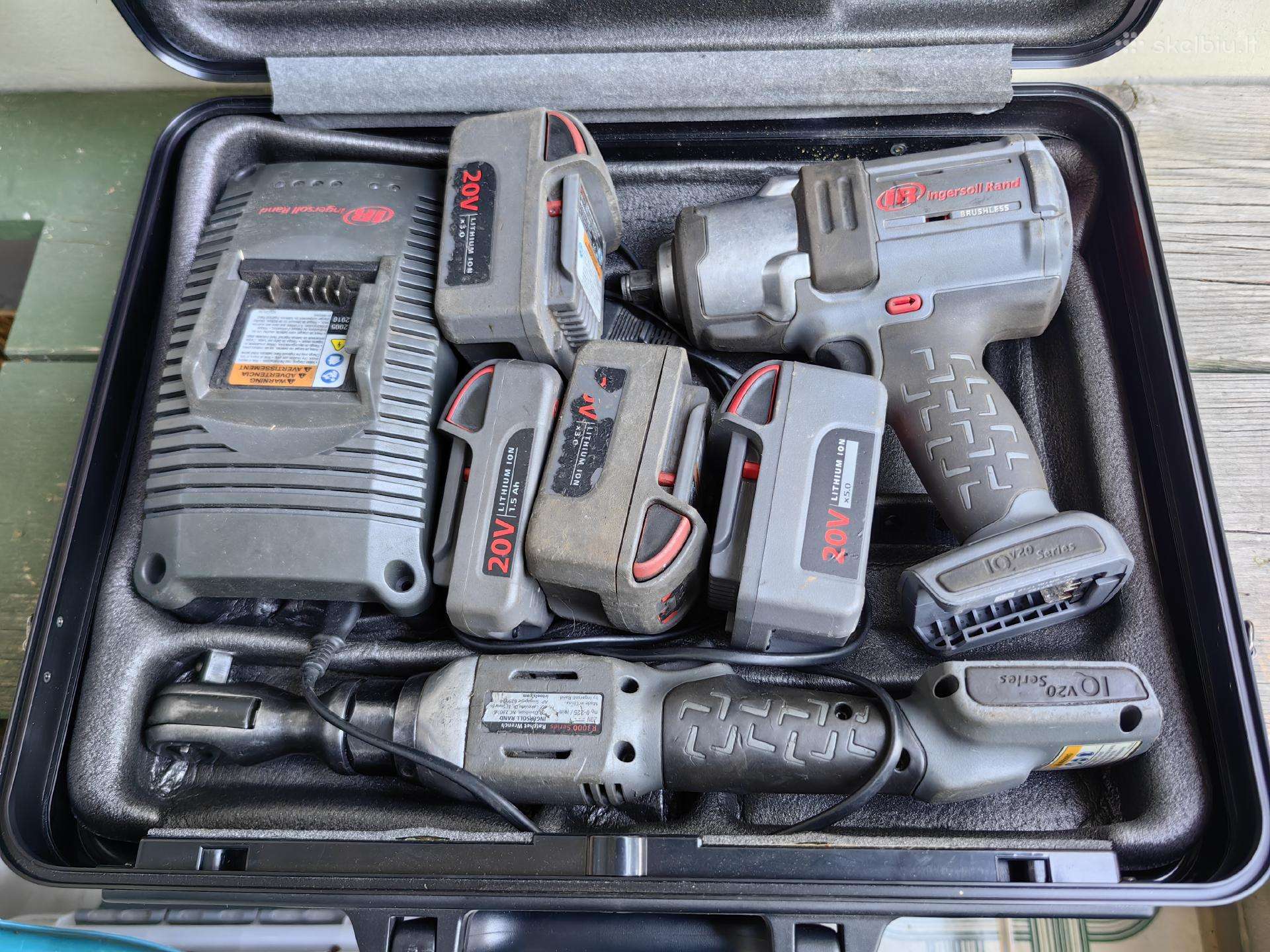 Ingersoll Rand 20v veržliasukių komplektas