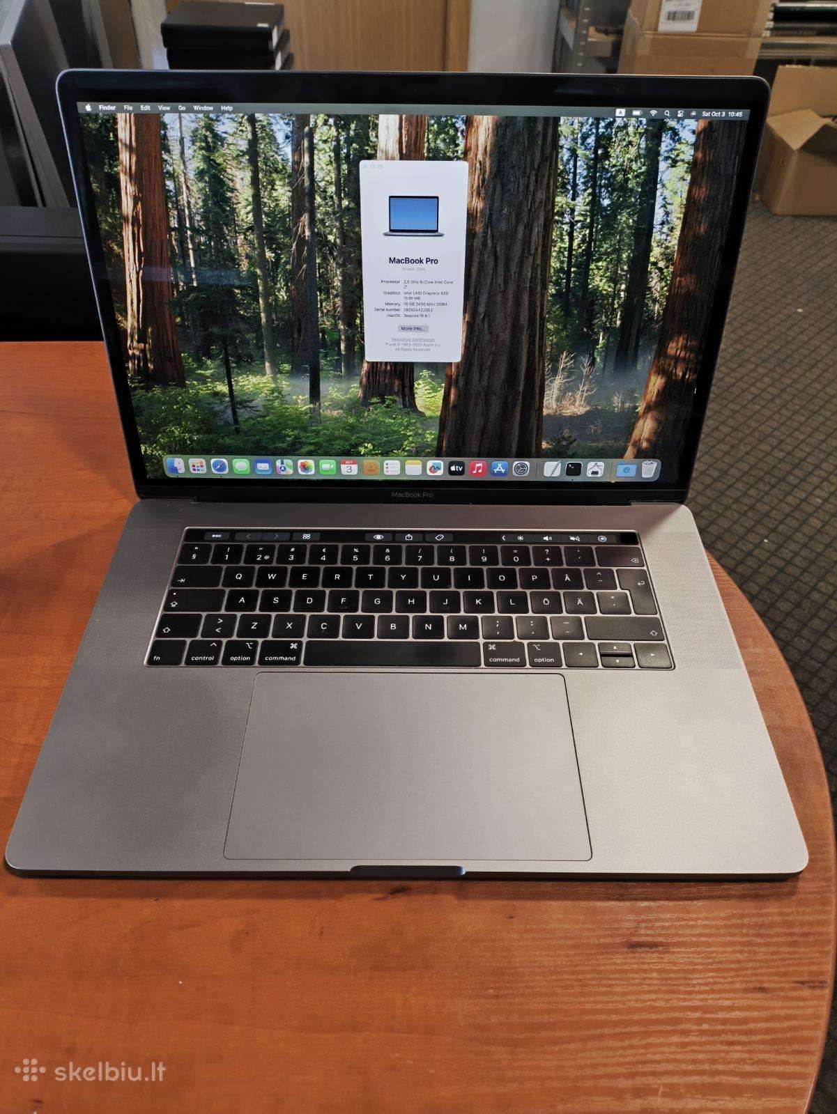 15.4 2880*1800 16gb 500gb Radeon Pro 560x 22%