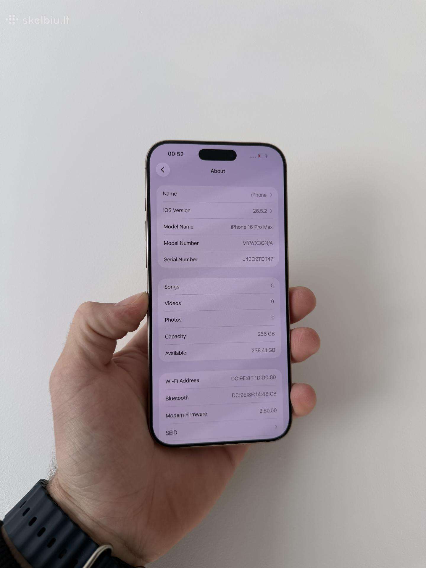 iPhone 16 Pro Max 256