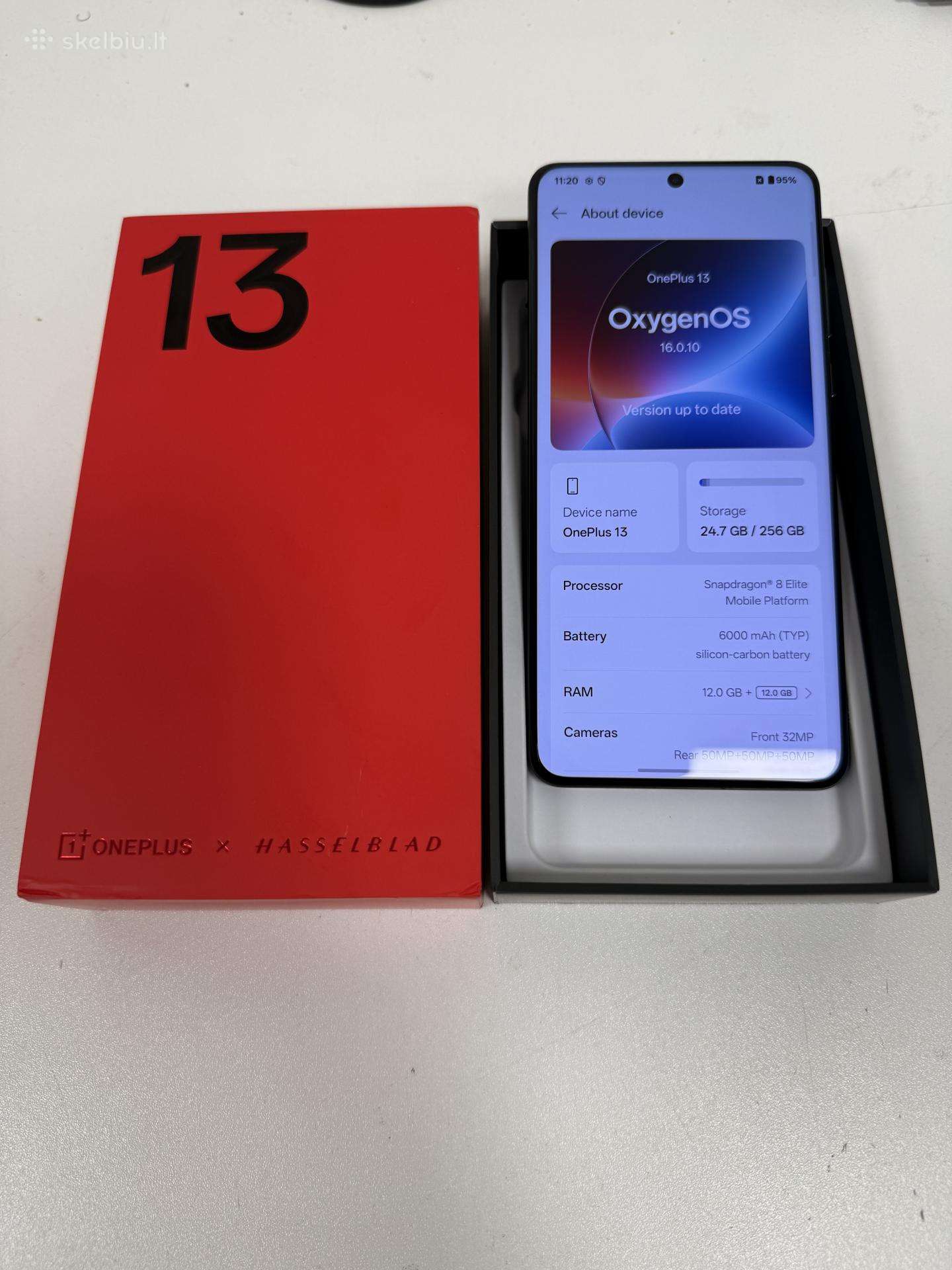 Oneplus 13 Black Eclipse 12gb RAM, 256gb Rom