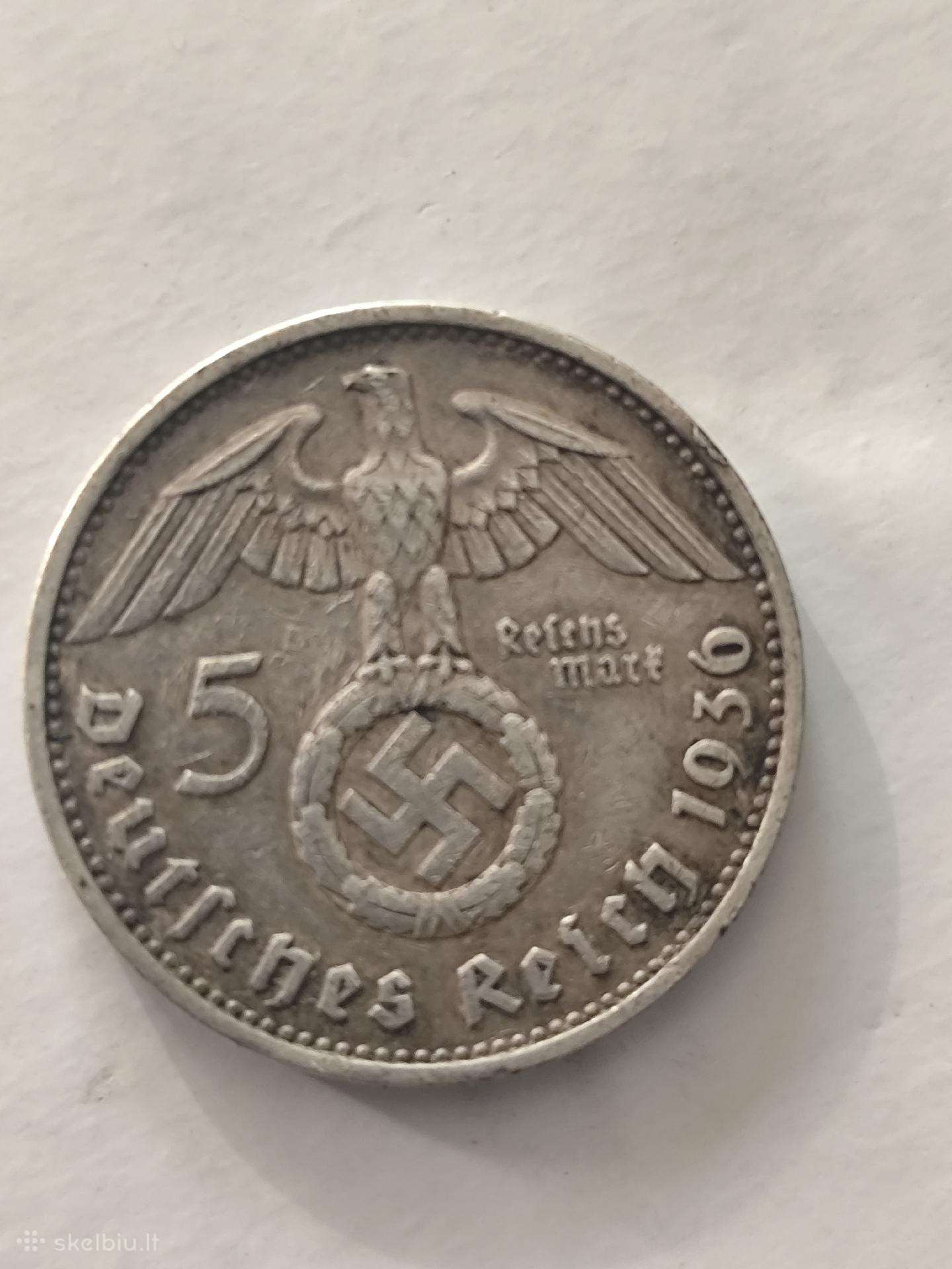 Moneta. Reichsmarkė 1936m.
