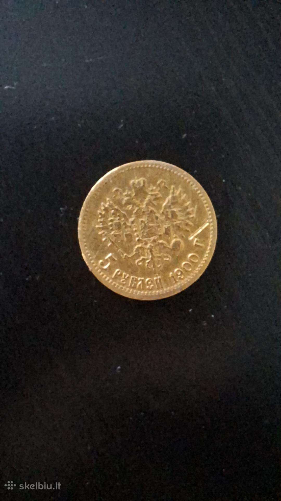 5 rublių moneta 1900
