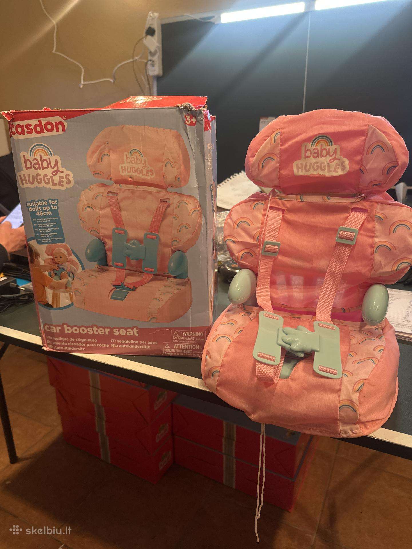 Casdon Baby Huggles automobilinė kėdutė lėlei