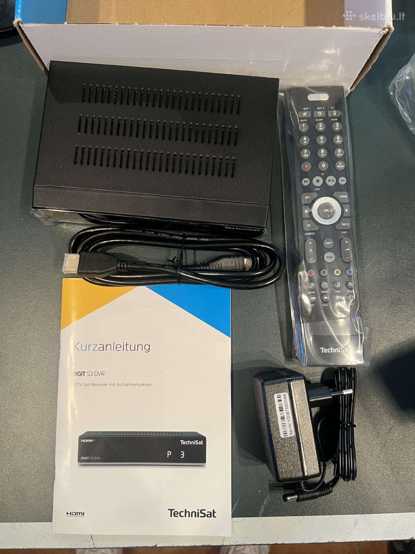 Technisat Digit S3 Dvr HD palydovinis imtuvas
