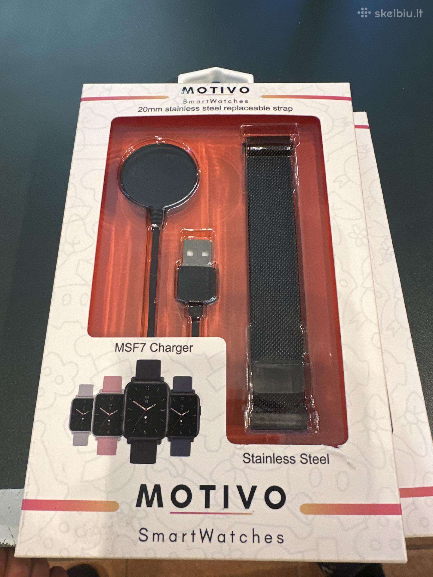 Motivo Msf7 įkroviklis + 20 mm metalinė apyrankė