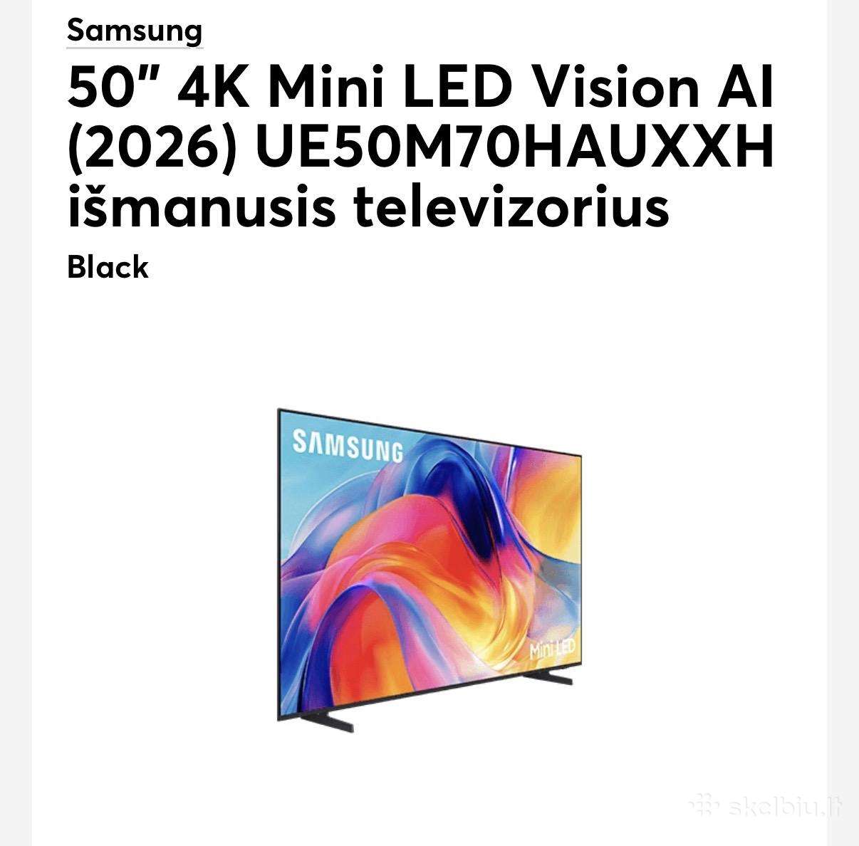 Samsung televizorius su Ia