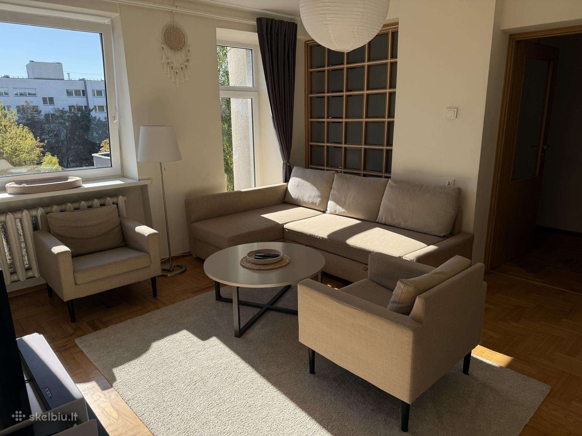 Friheten kampinė sofa-lova su krėslais
