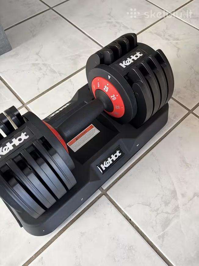 25 kg reguliuojamo svorio hantelis