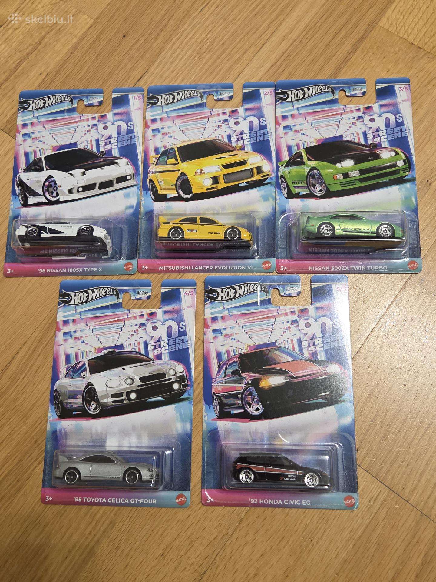 2024 m. Hot Wheels Silver Series 90s Street Scene