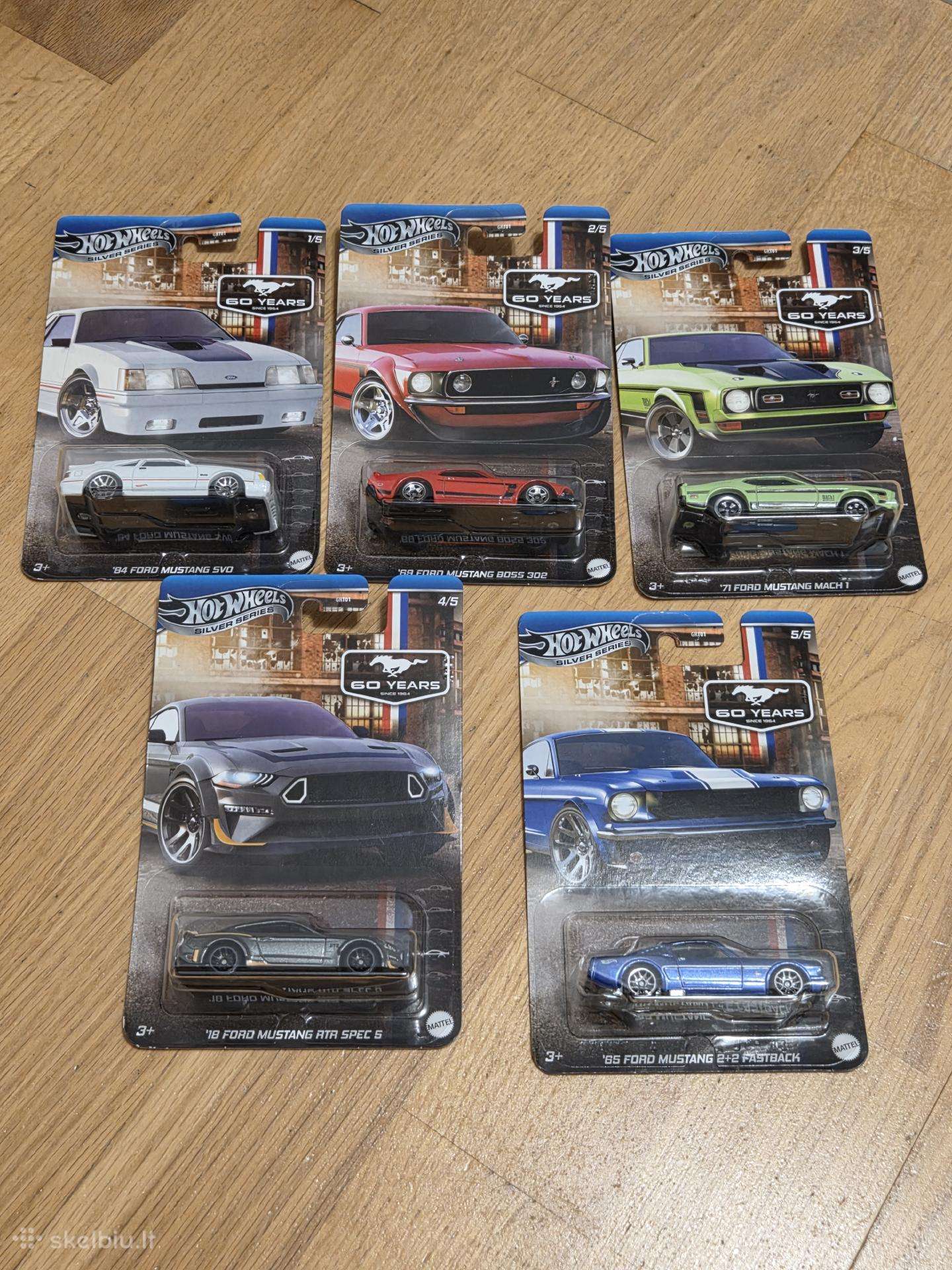 Hot Wheels Silver Series Mustang 60 kolekcija