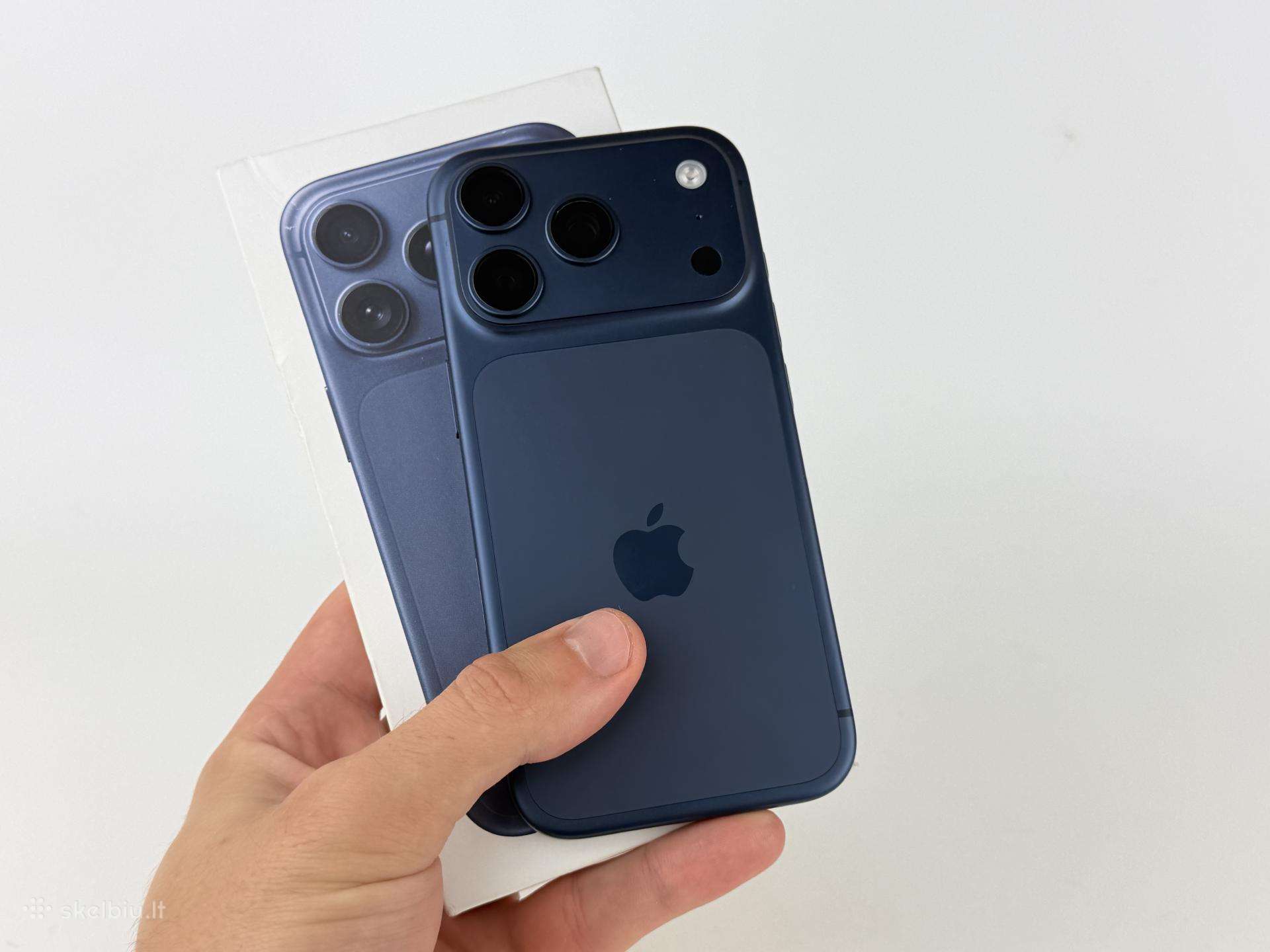 iPhone 17 Pro 256 Blue - Kaip Naujas 10/10