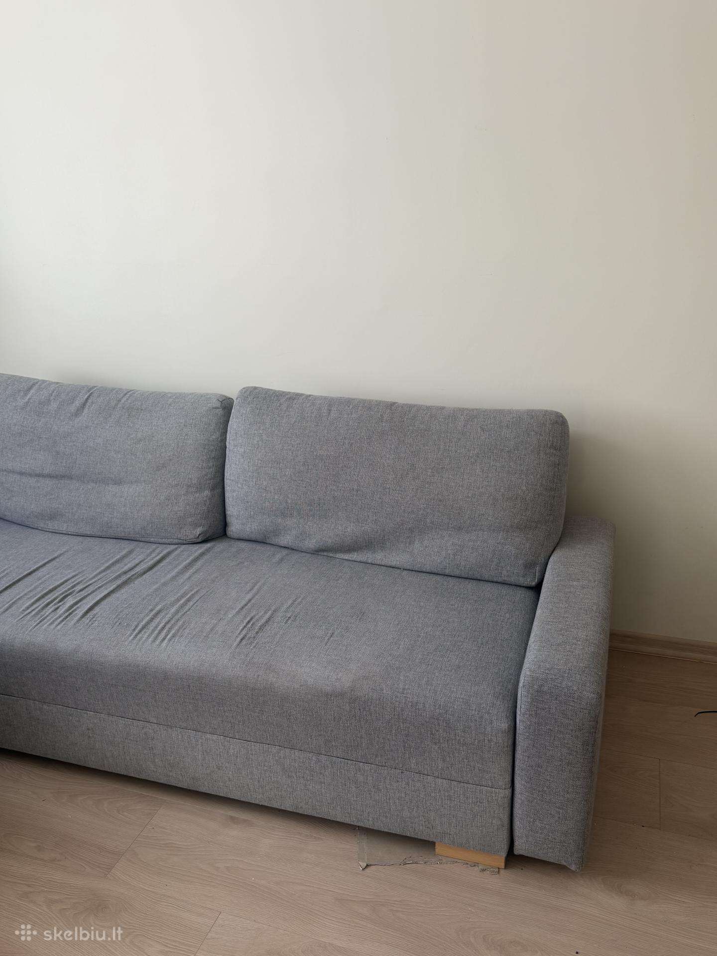Sofa lova šviesiai pilka