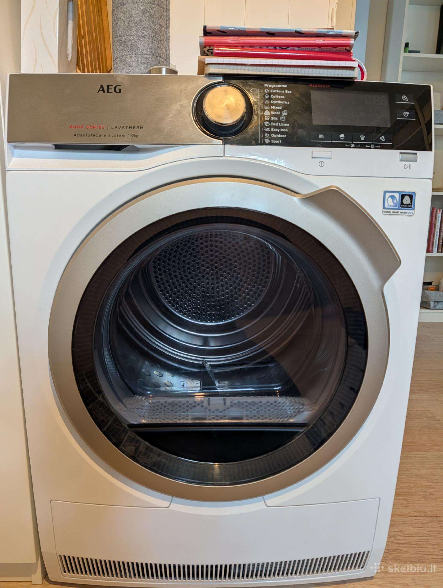 Džiovyklė Aeg 8000 A++ 9 kg