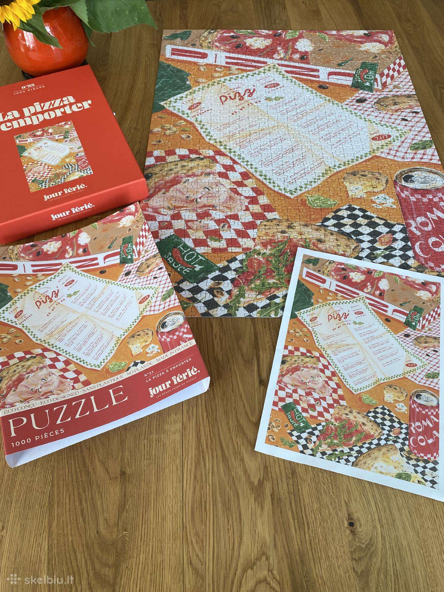 Puzlė Dėlione Jour Ferie Pizza emporter (1000)