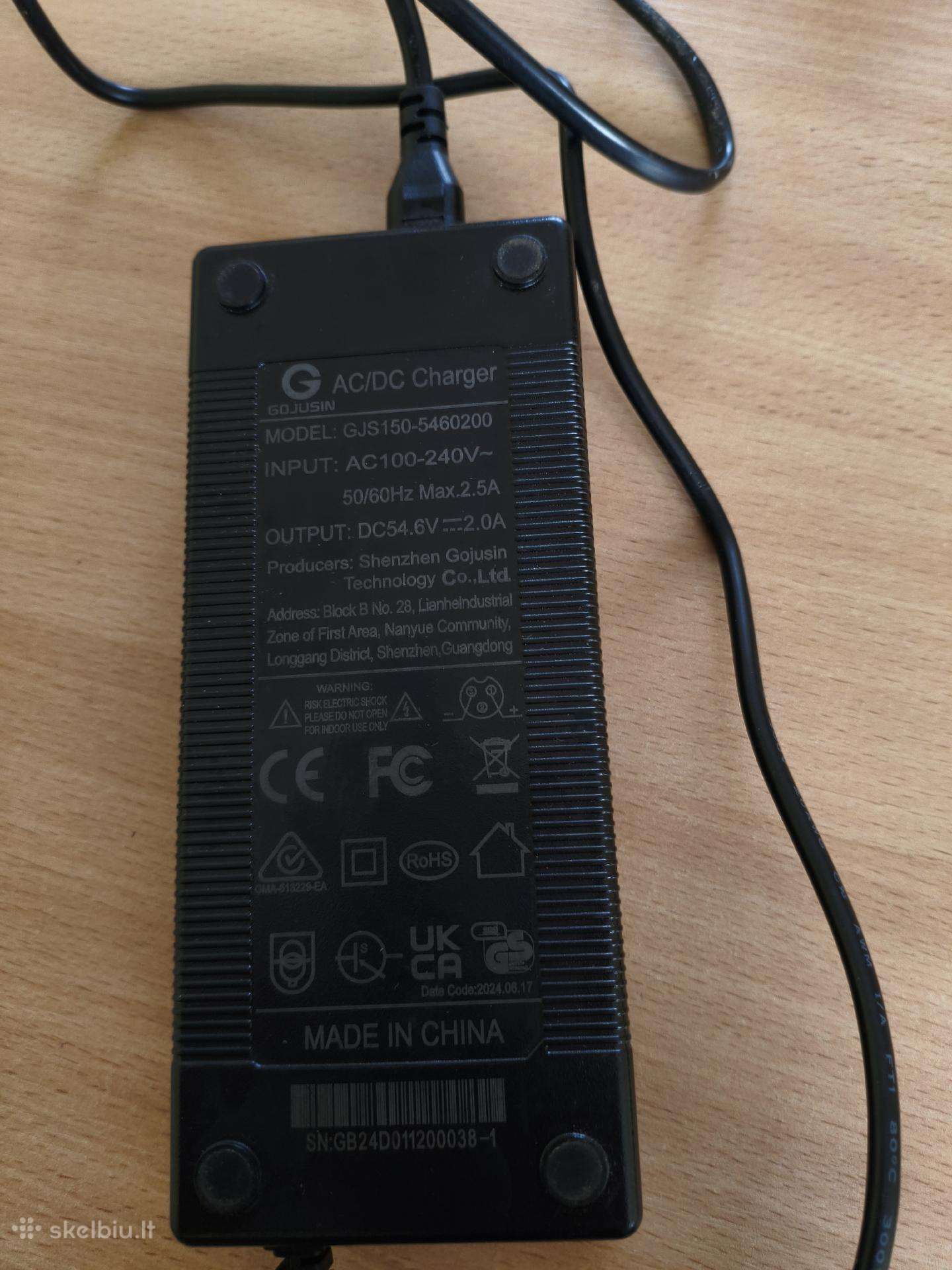 Originalus Kugoo/ienyrid M4 / M4 Pro pakrovėjas