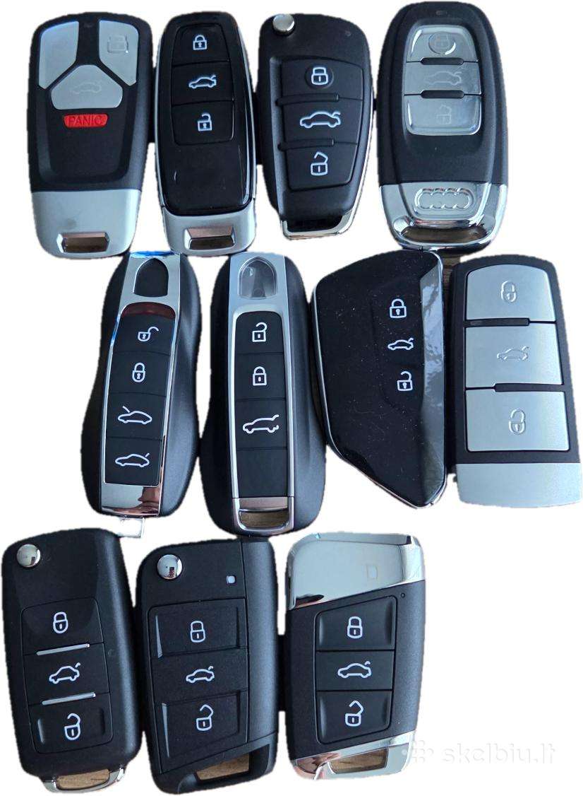 Raktai automobiliams, programavimas.