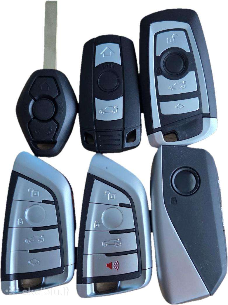 Raktai automobiliams, programavimas.