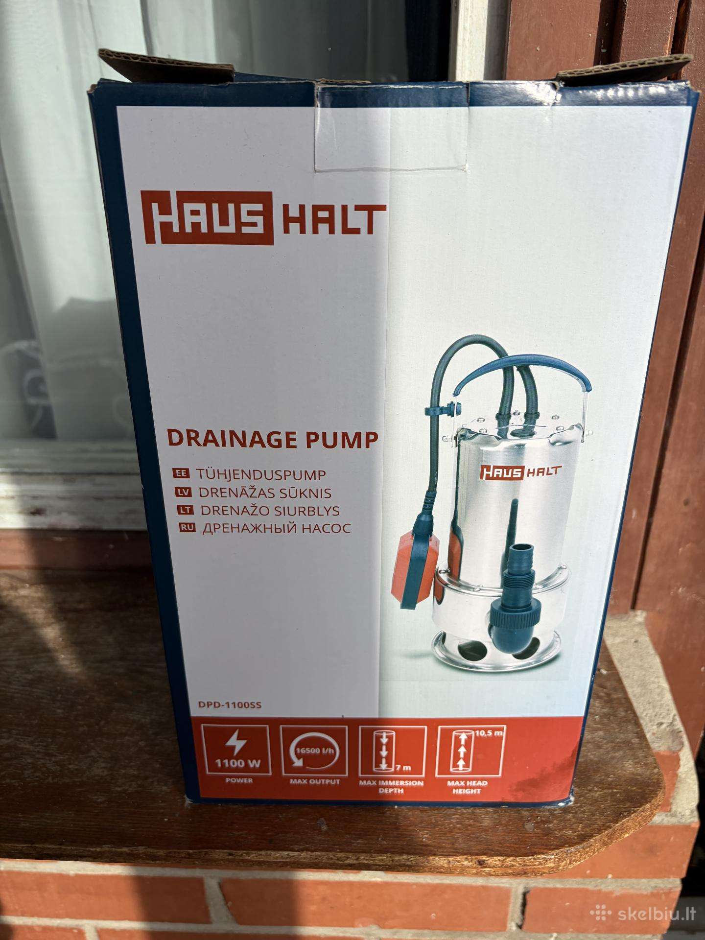 Drenažinis siurblys Haushalt Dpd-1100ss, 1100 W