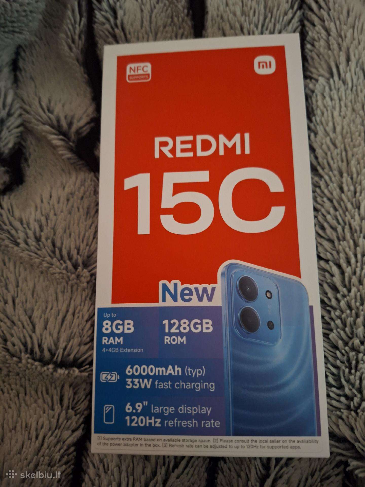 Redmi 15c naujas neišpakuotas