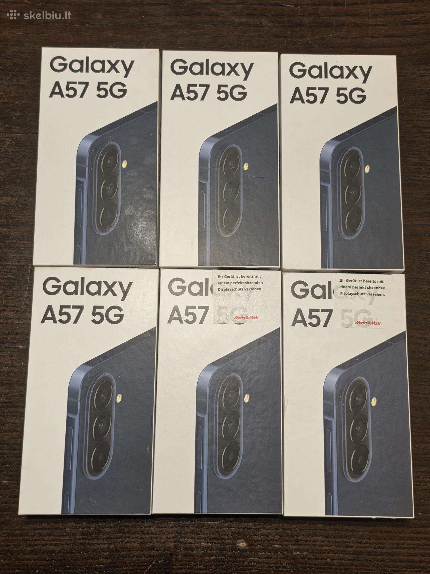 Naujas Samsung A57 5G, 8gb, 256gb, 24 mėn. gar.