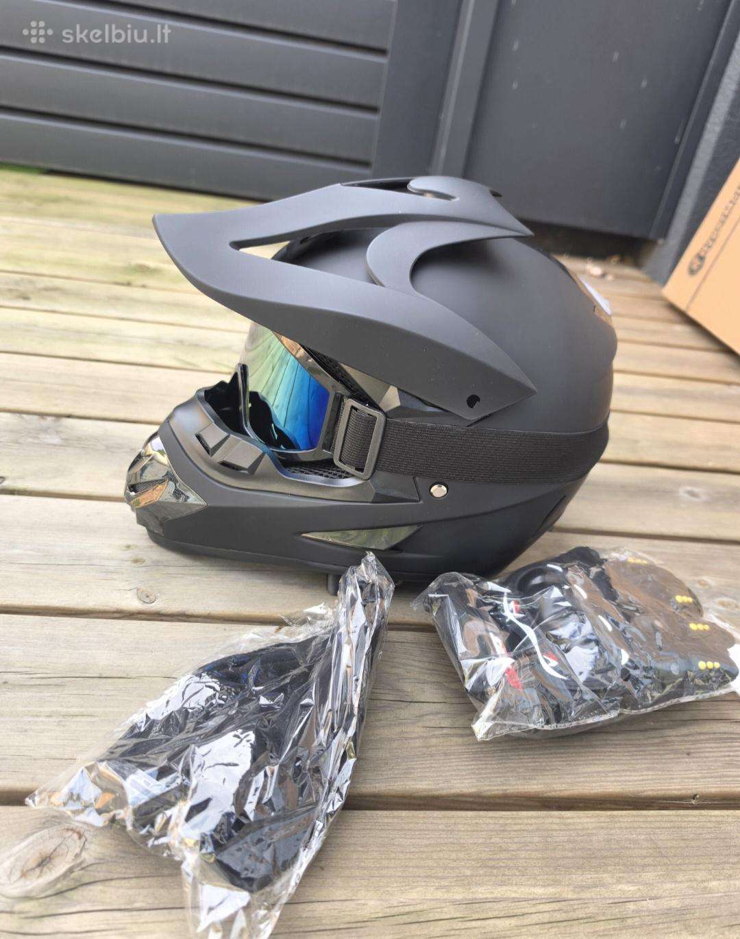 Krosinis pilno veido šalmas s 52-53cm