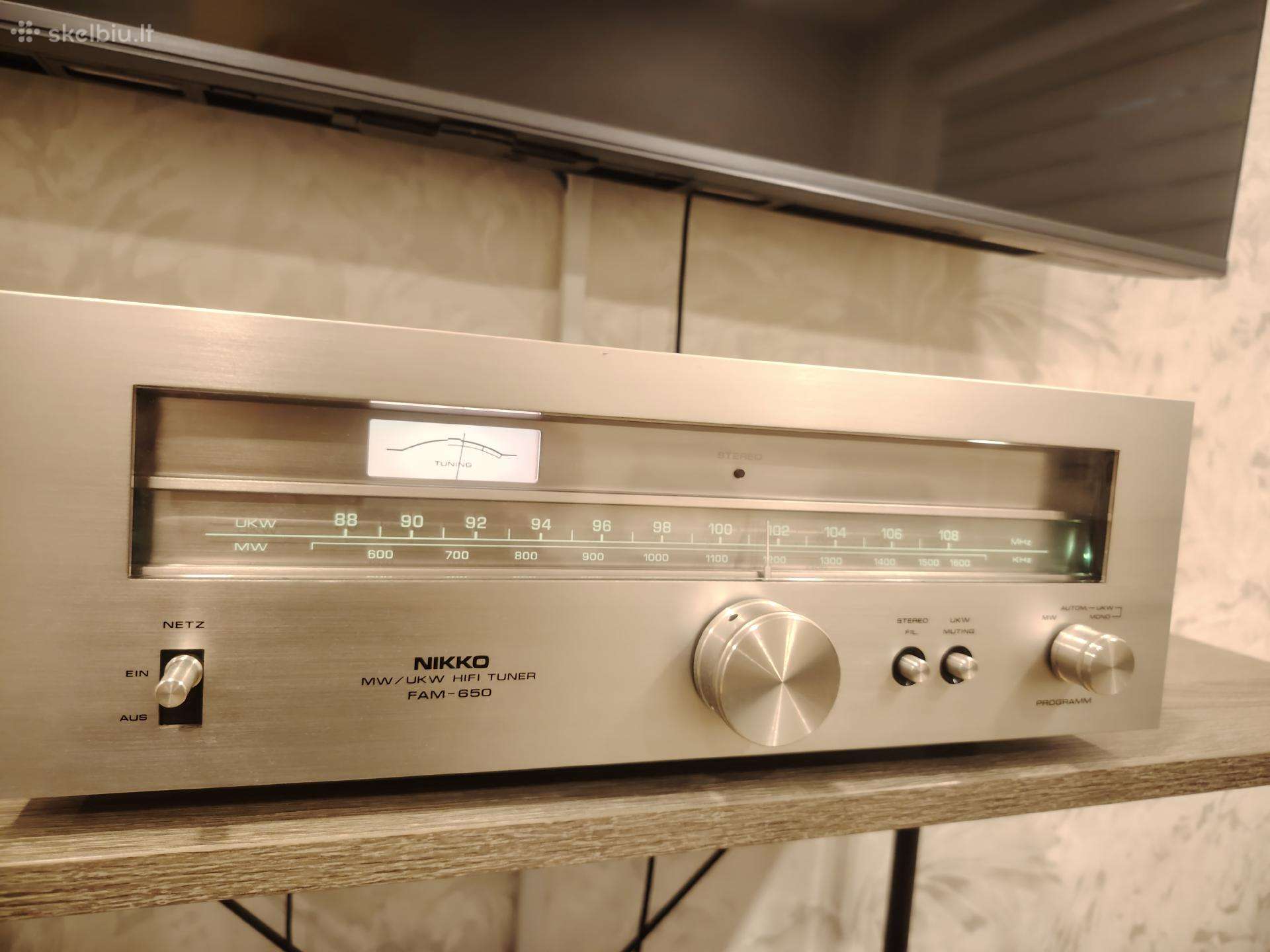 Radijo tiuneris Nikko Fam - 650