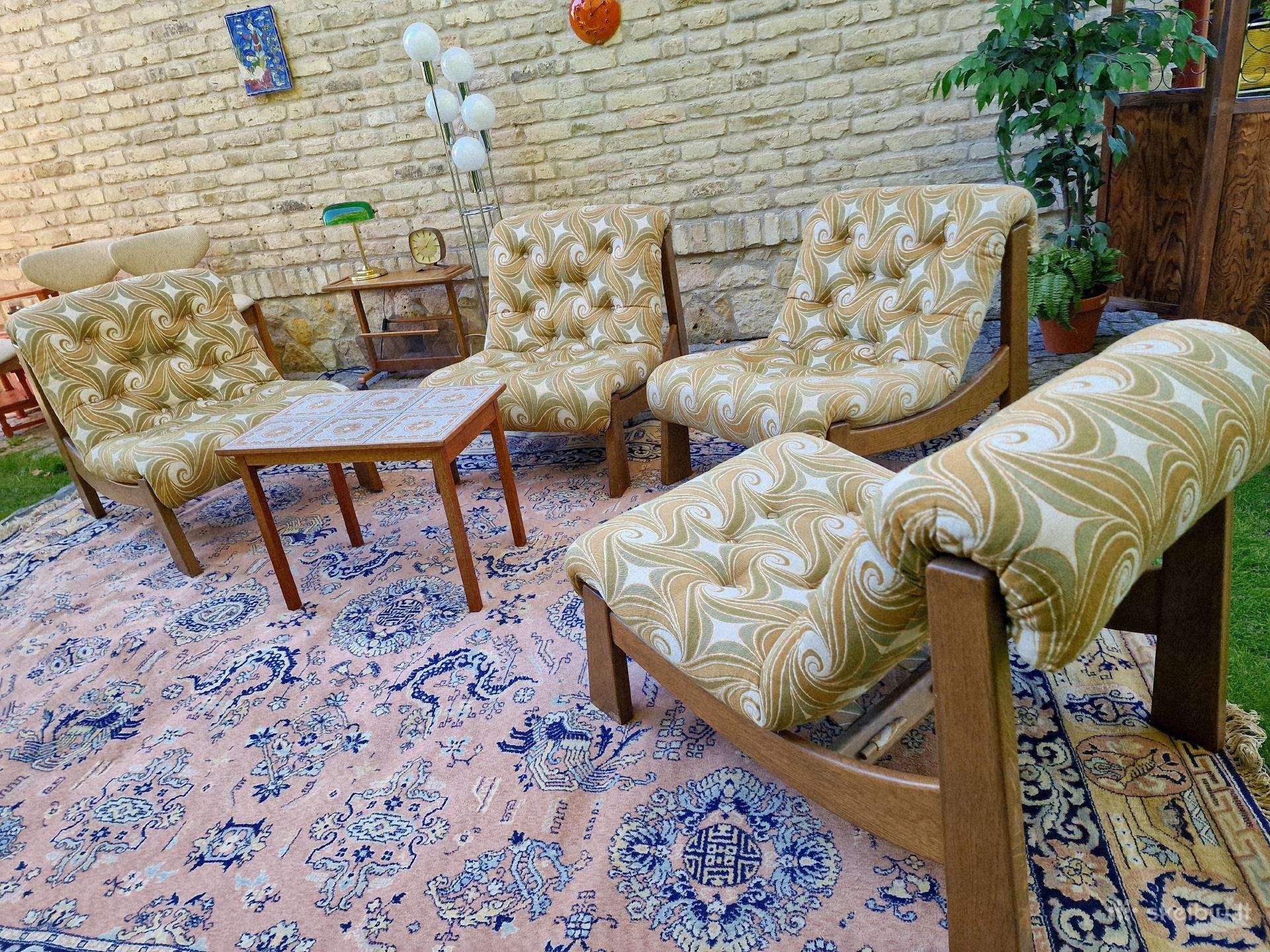 Vintažiniai mid century moduliniai foteliai/sofa