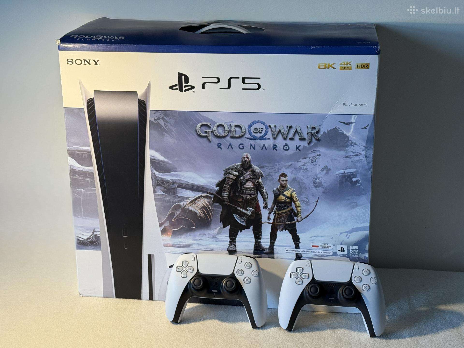Sony Playstation 5 Disc 825gb, 2 Pulteliai