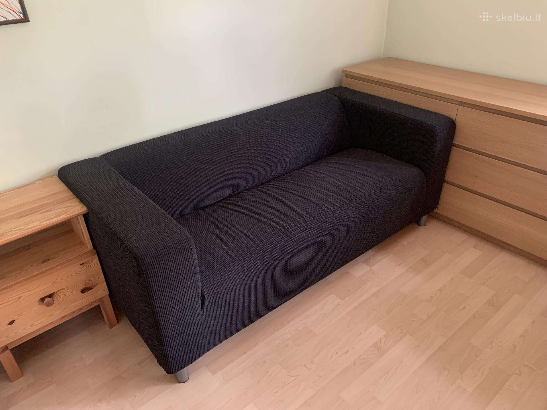 Ikea sofa Klippan, juoda