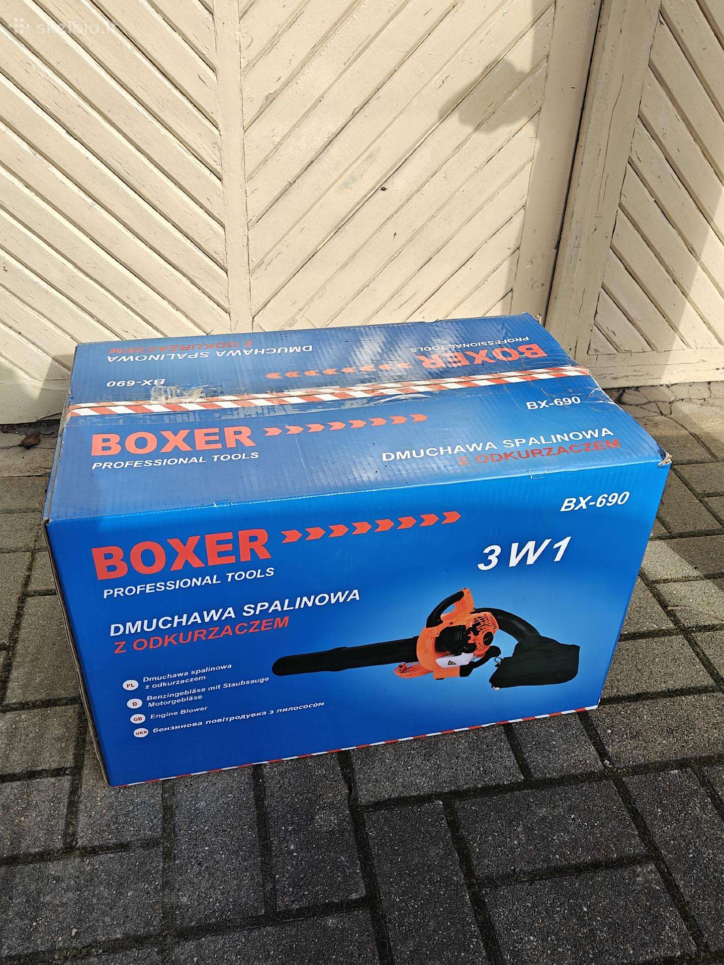 Naujas lapų putimo aparatas Boxer Bx690