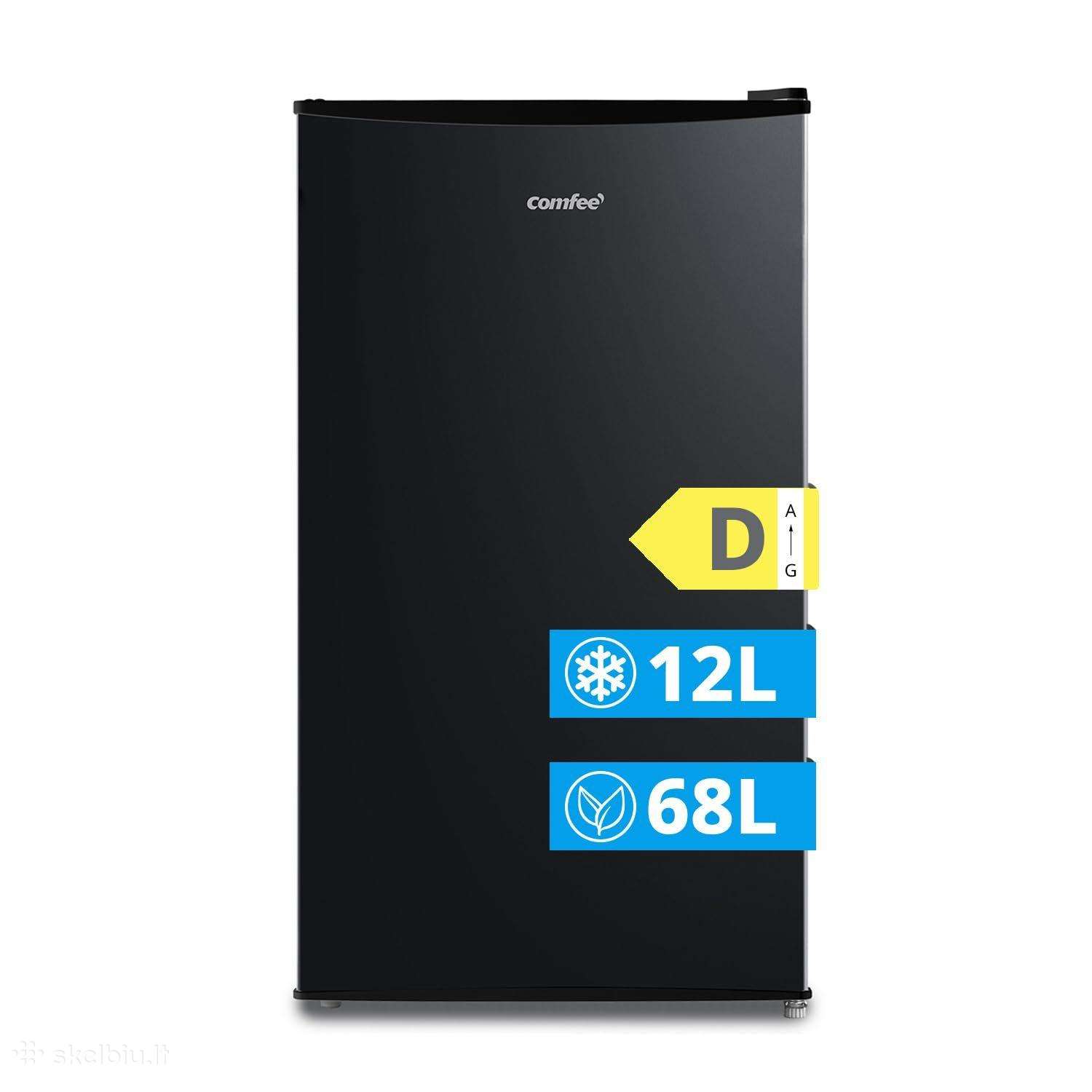 Comfee Rcd80dk3 80 l mini šaldytuvas su šaldikliu