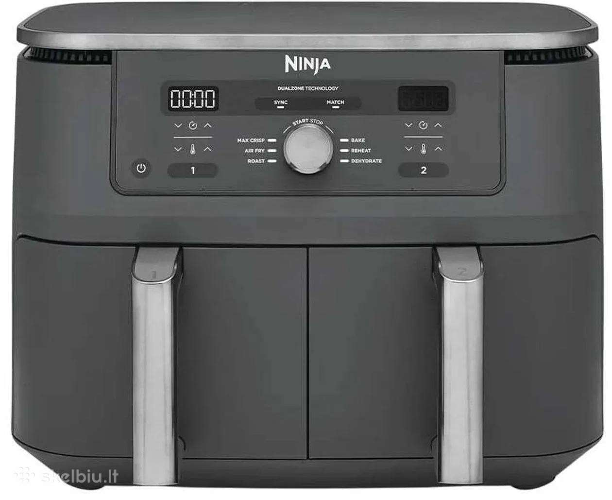 Ninja Af400eucp 9 l dviejų zonų oro gruzdintuvė