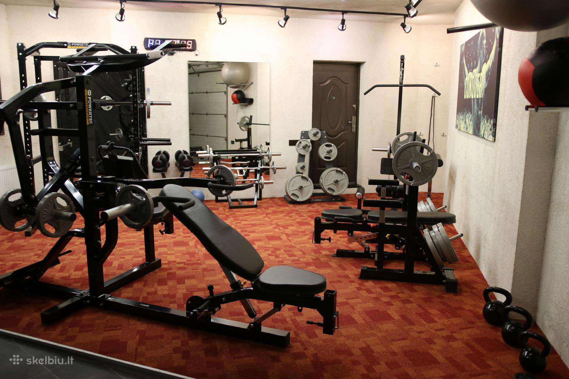 Powertech pilna sporto salės sistema (be svorių)