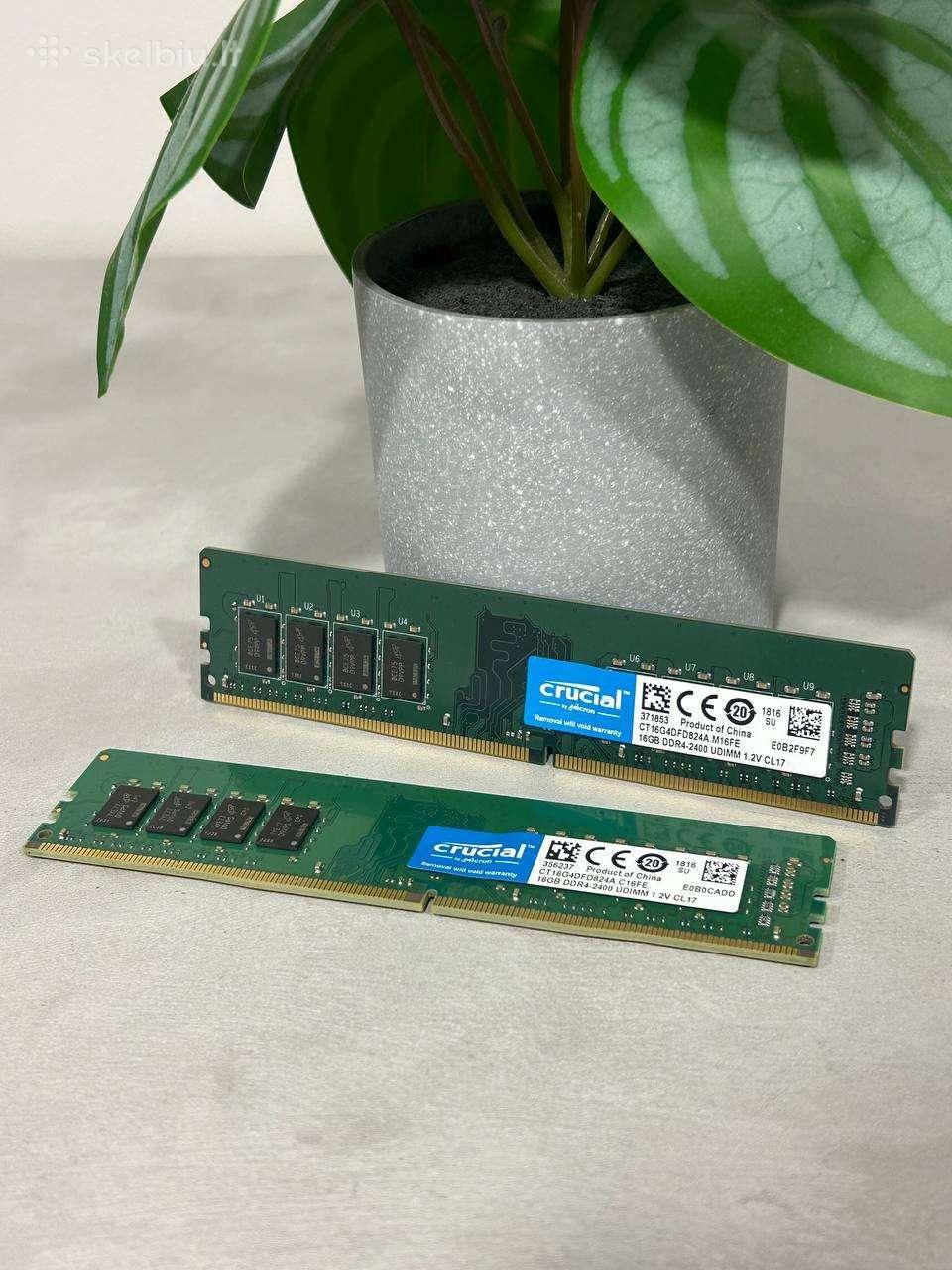 RAM Crusial 2x16gb 32gb cl17 2400mhz