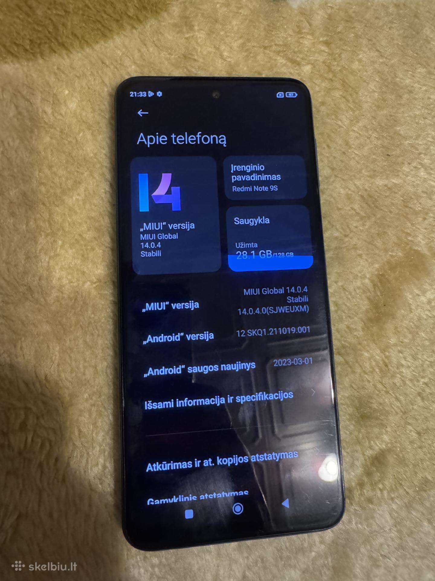 Redmi note 9s