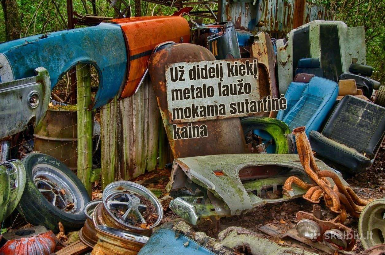 Nemokamai išvežame metalo laužą ir seną elektronik
