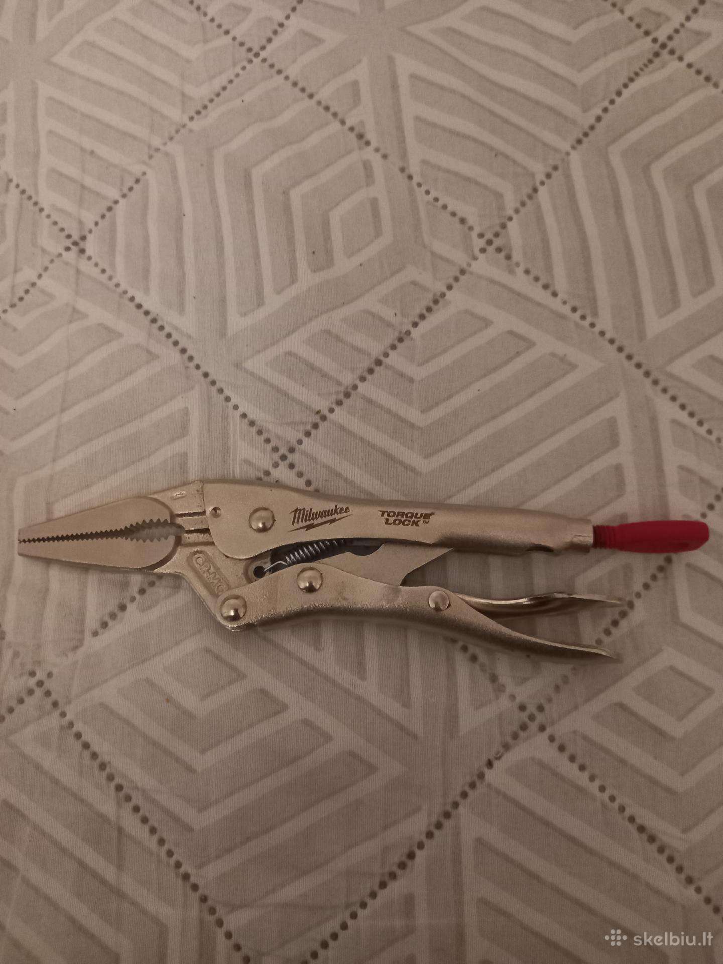 Naujos Milwaukee Torque ilgos fiksuojamos replės