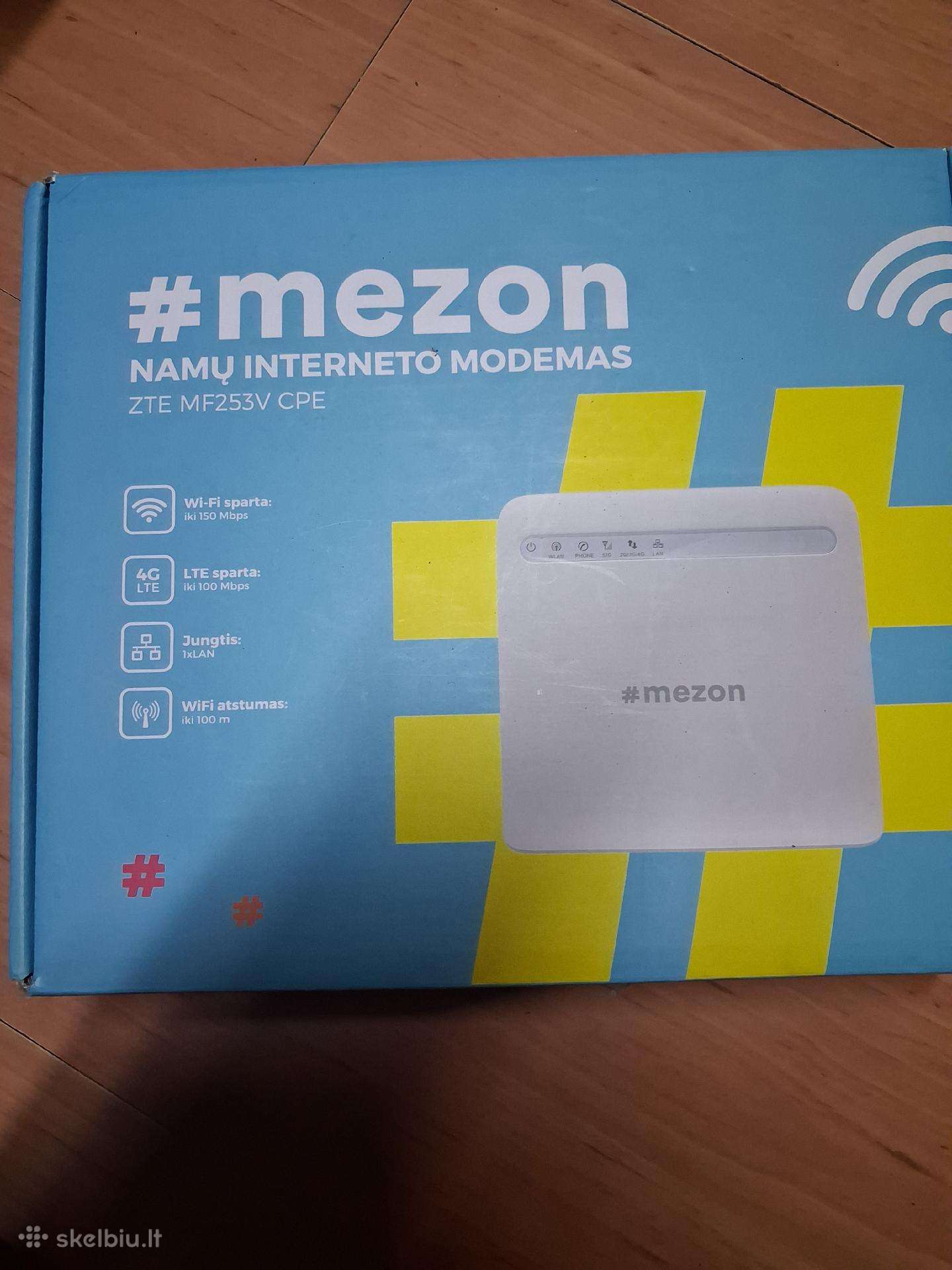 Naujas mezon modemas su Sim