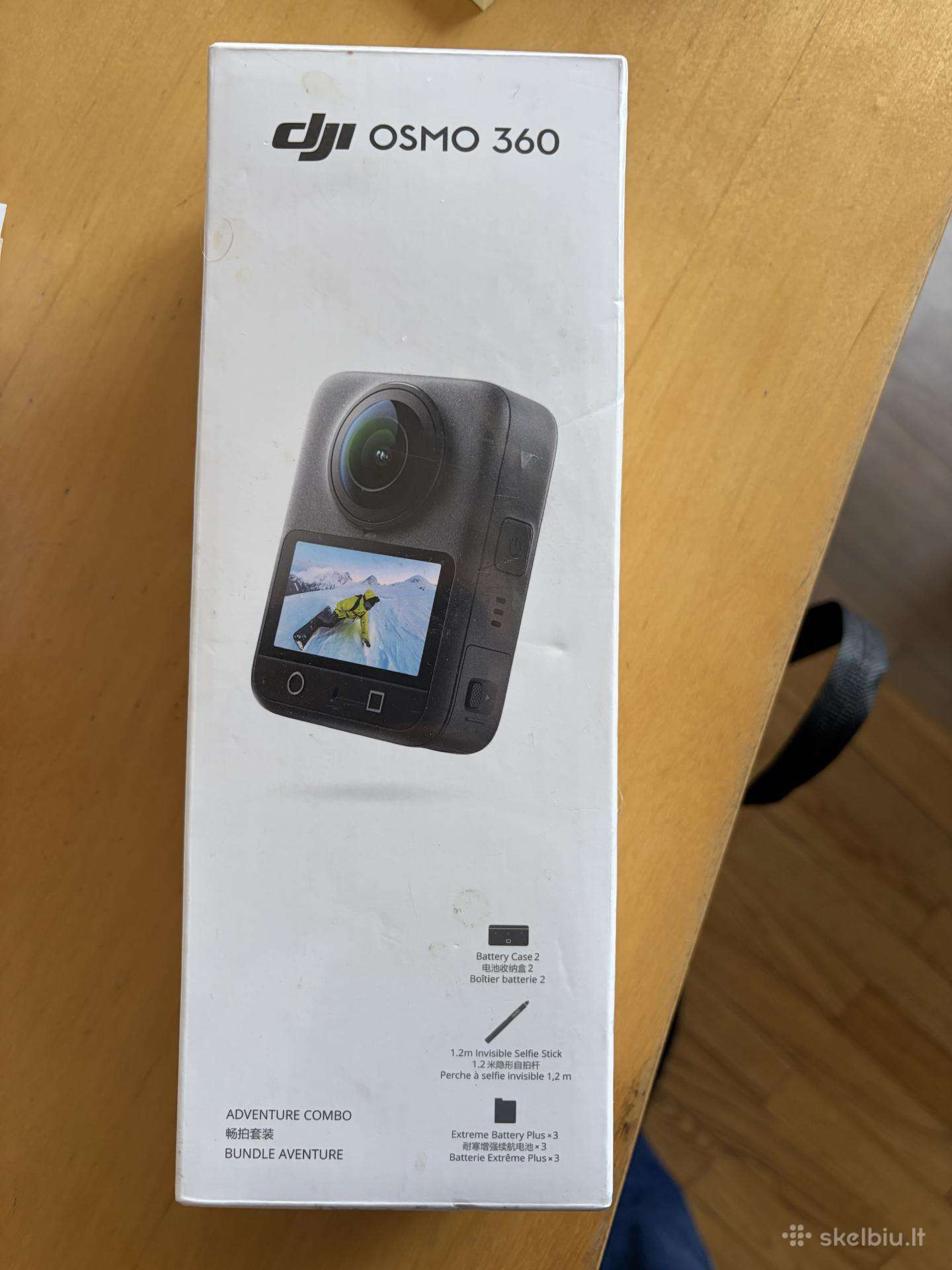 Dji Osmo 360 Adventure Combo – naujas, neišpakuota