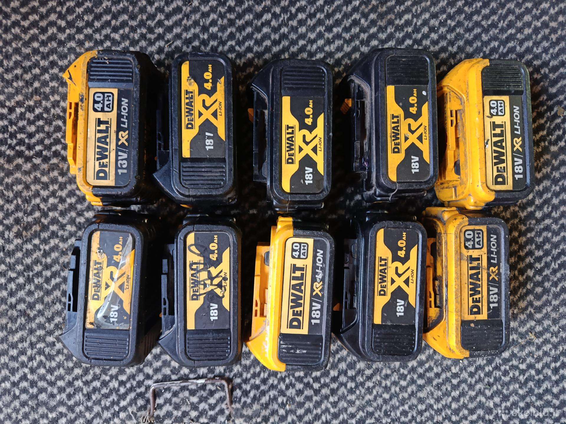 Dewalt 4ah-5ah baterijos
