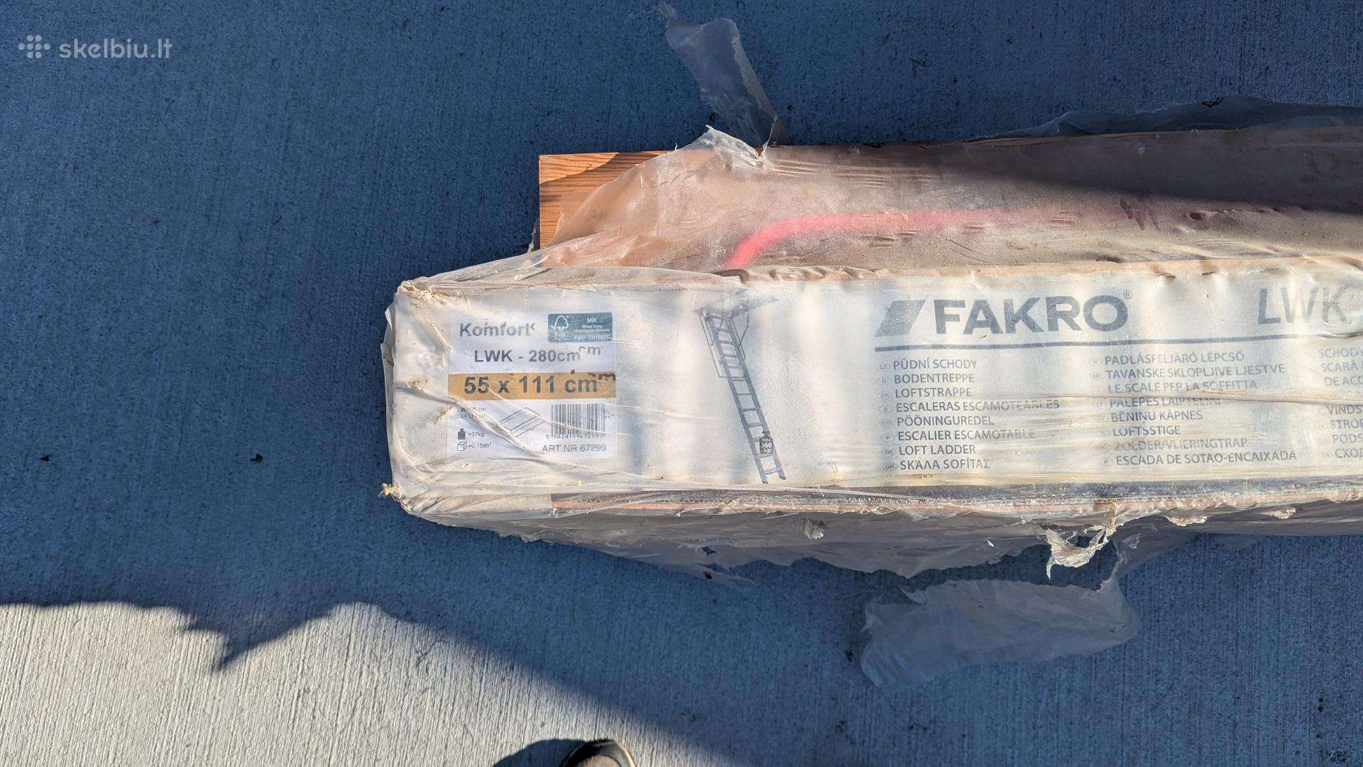 Palepes sulankstomi laiptai Fakro