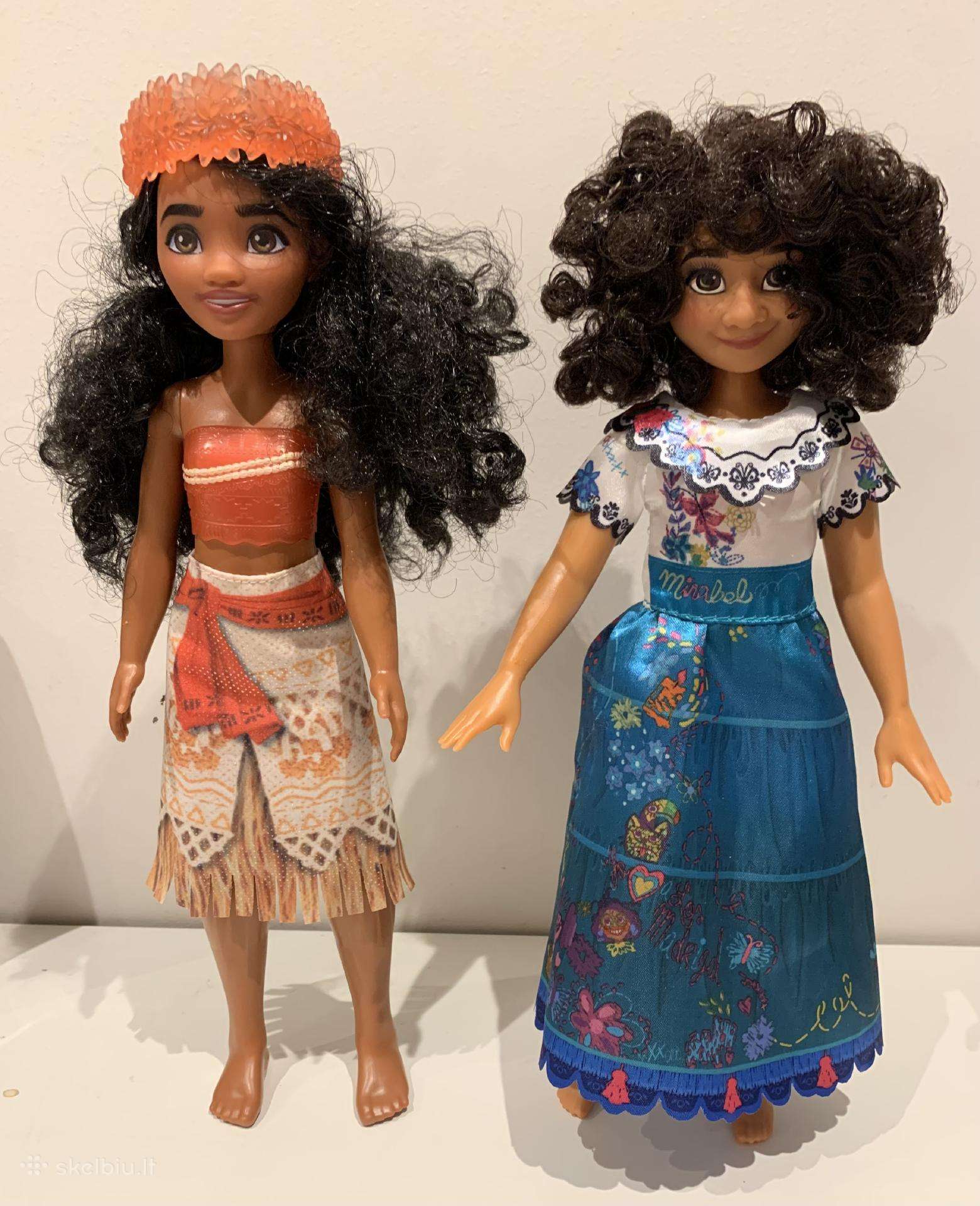 Disney lėlės: Vaiana (Moana) ir Mirabelė (Encanto