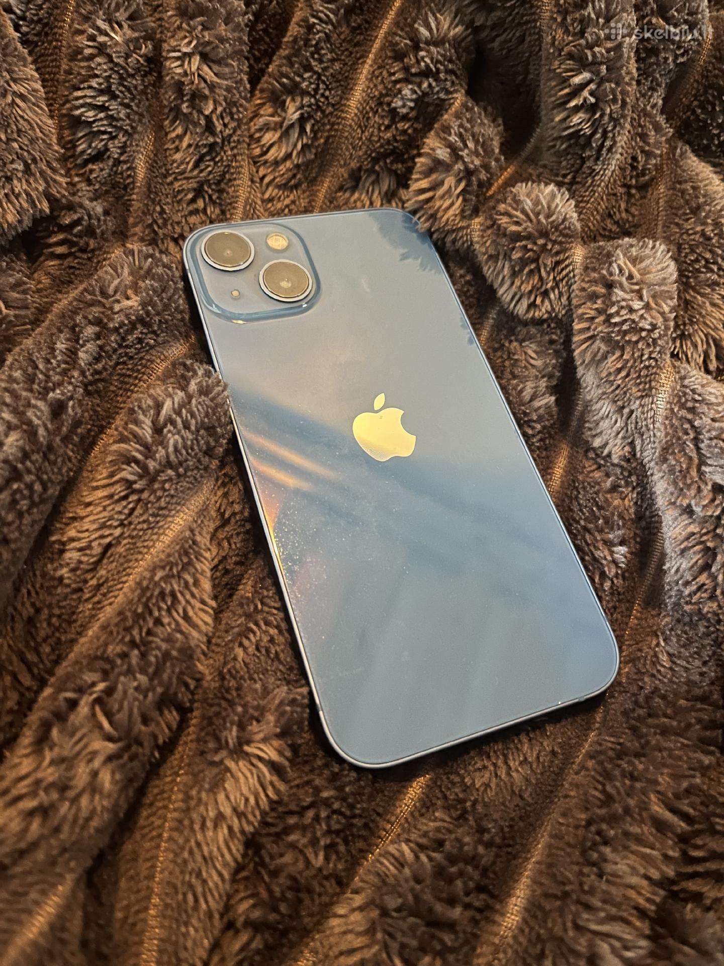 Parduodu naudotą iPhone 13, mėlynos spalvos, 128gb