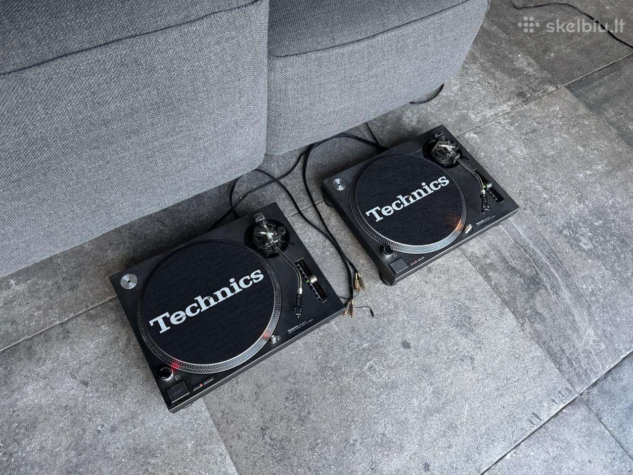 Technics 1210 Mk2 su Ortofon adatomis ir case'ais