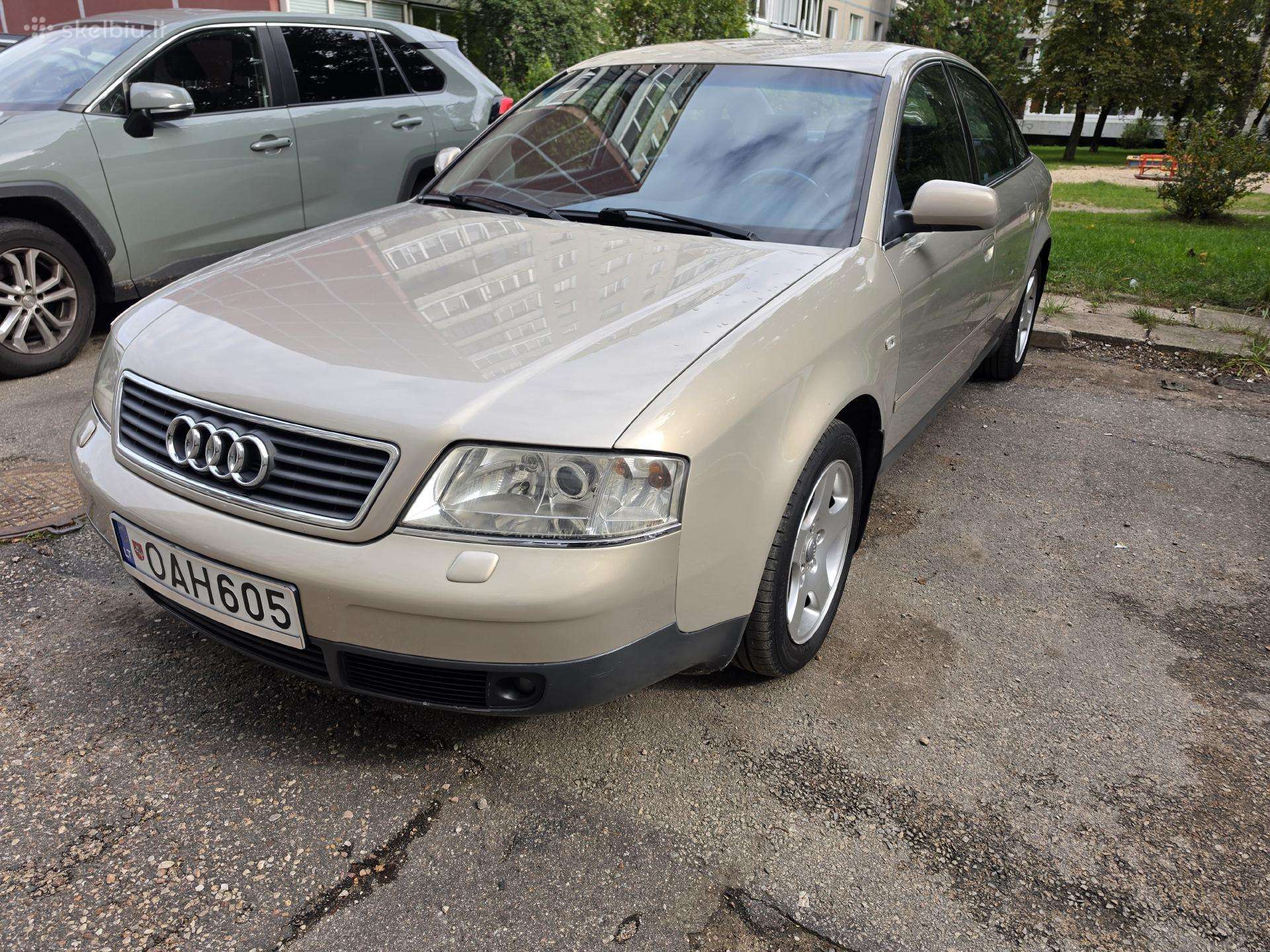 Audi A6, 2,4 l, 121 kw, 1999m. Sedanas, benzinas.