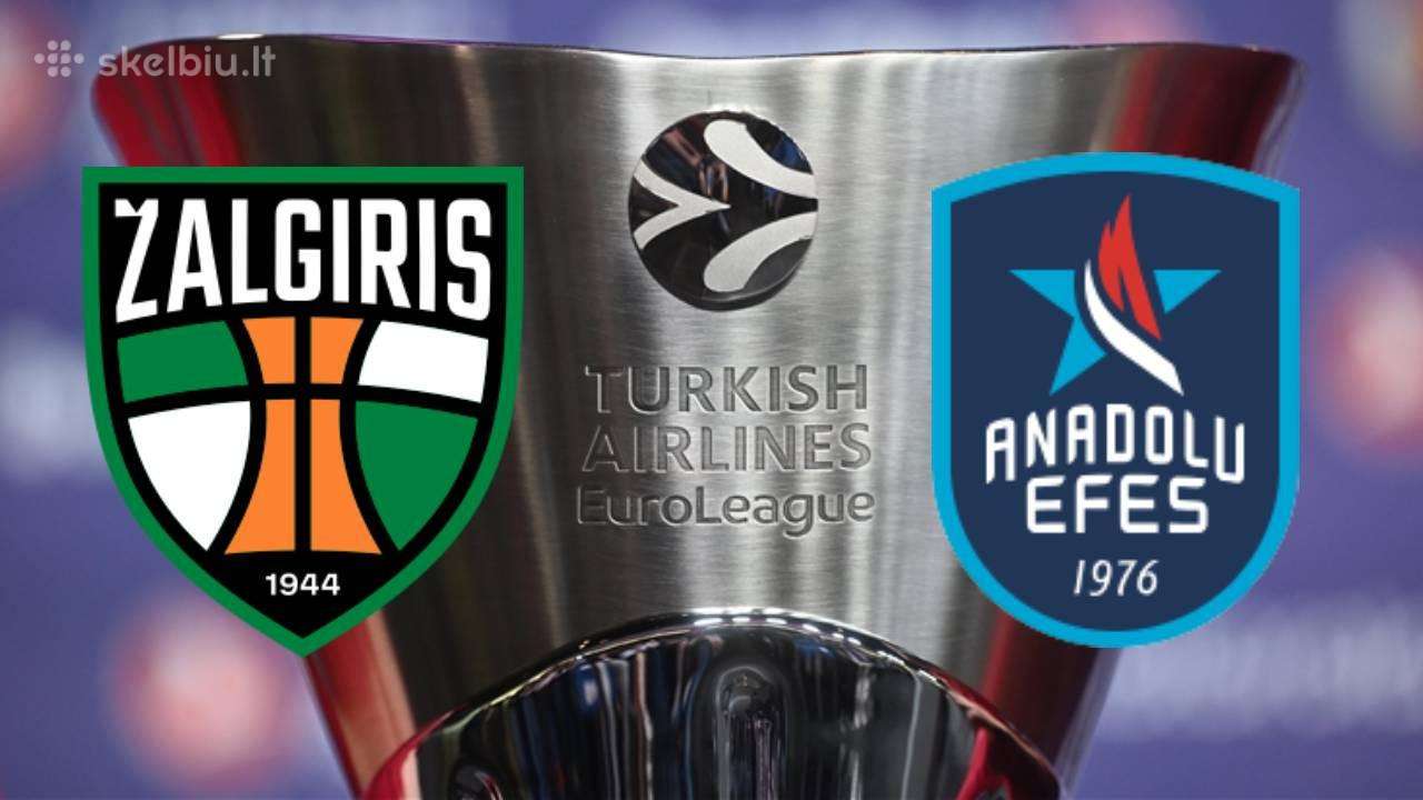 5 bilietai į Žalgiris ir Anadolu efes