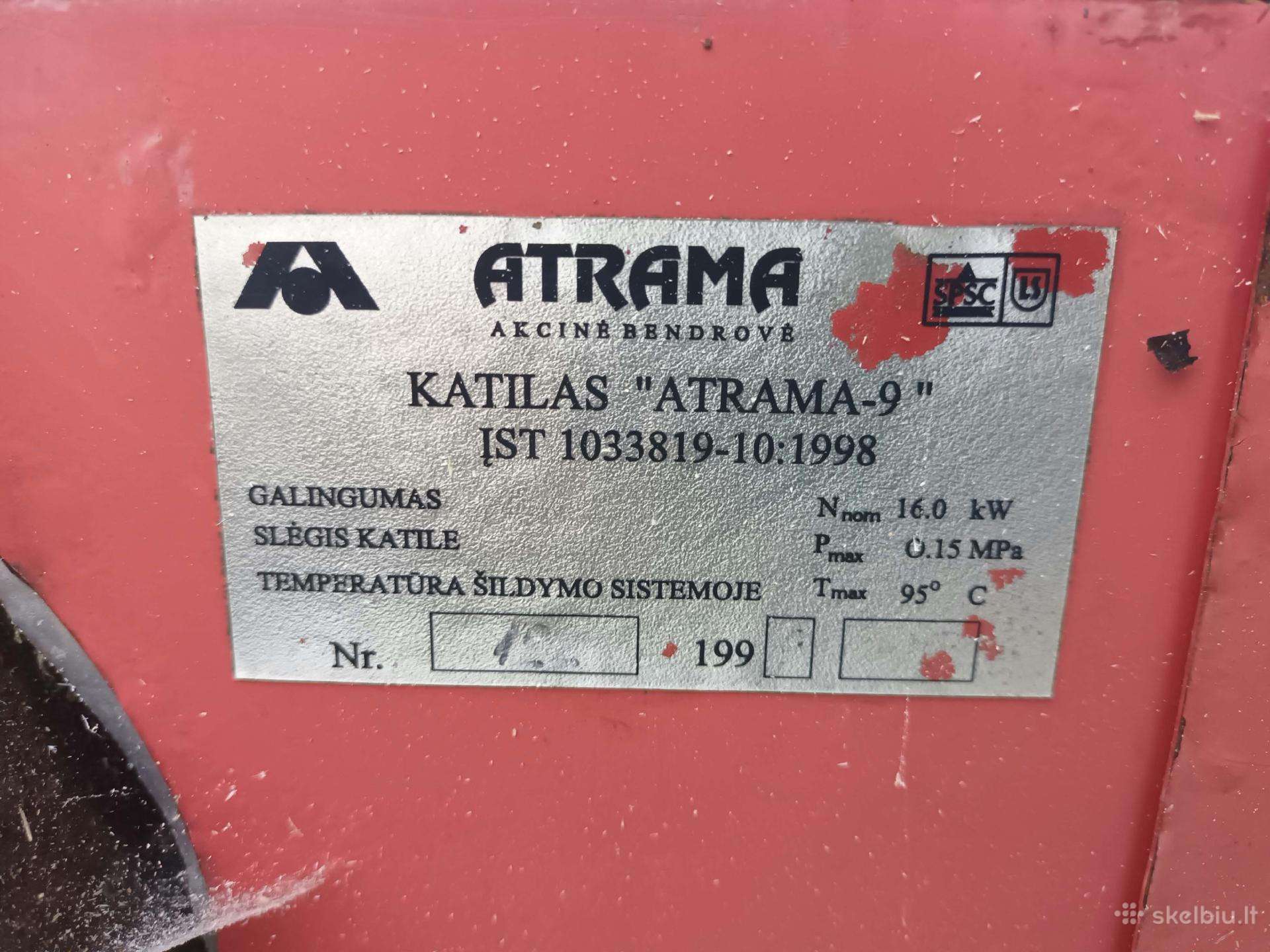 Kieto kuro katilas Atrama