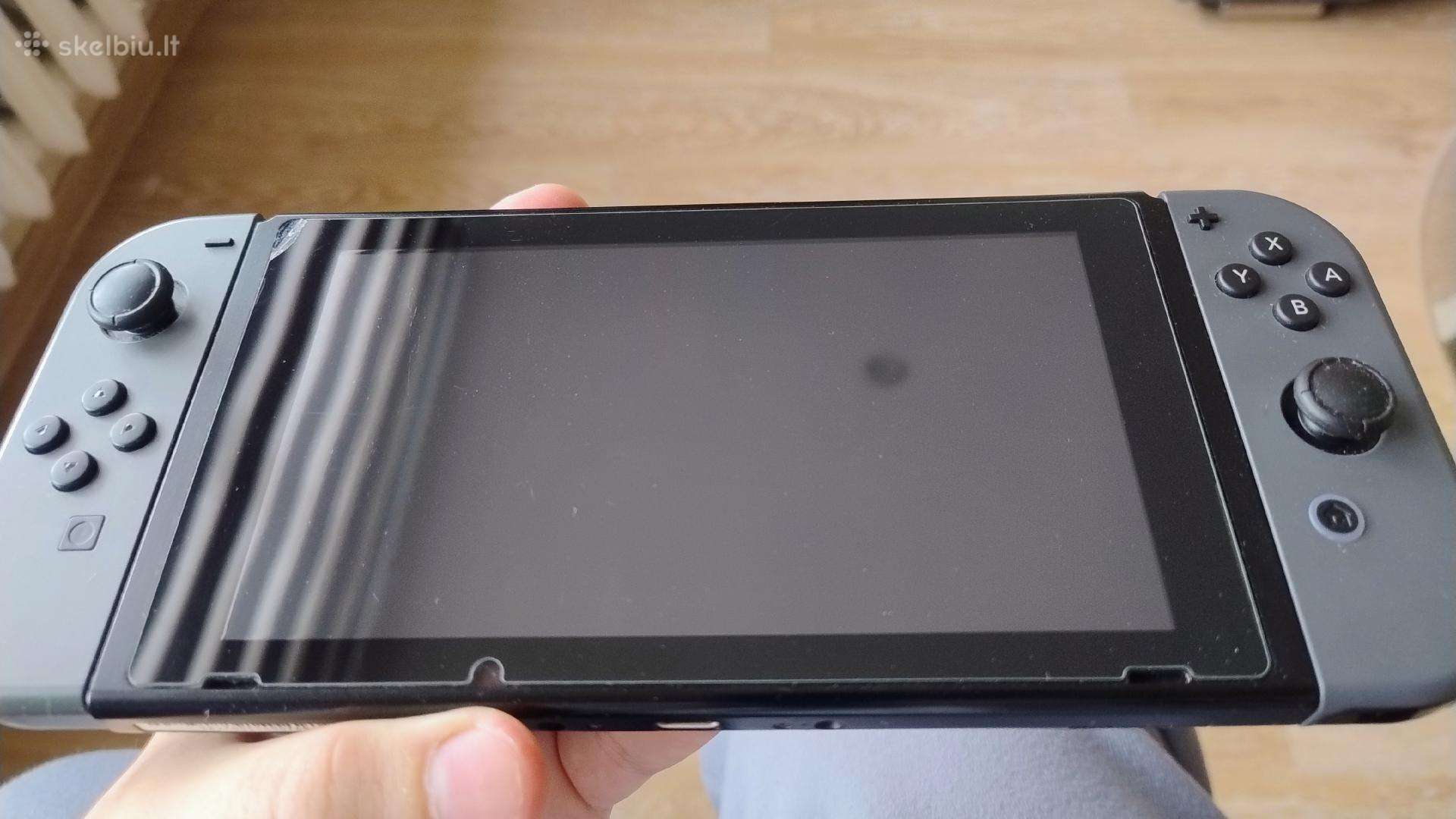 Nintendo Switch v1 su visais priedaia + Totk