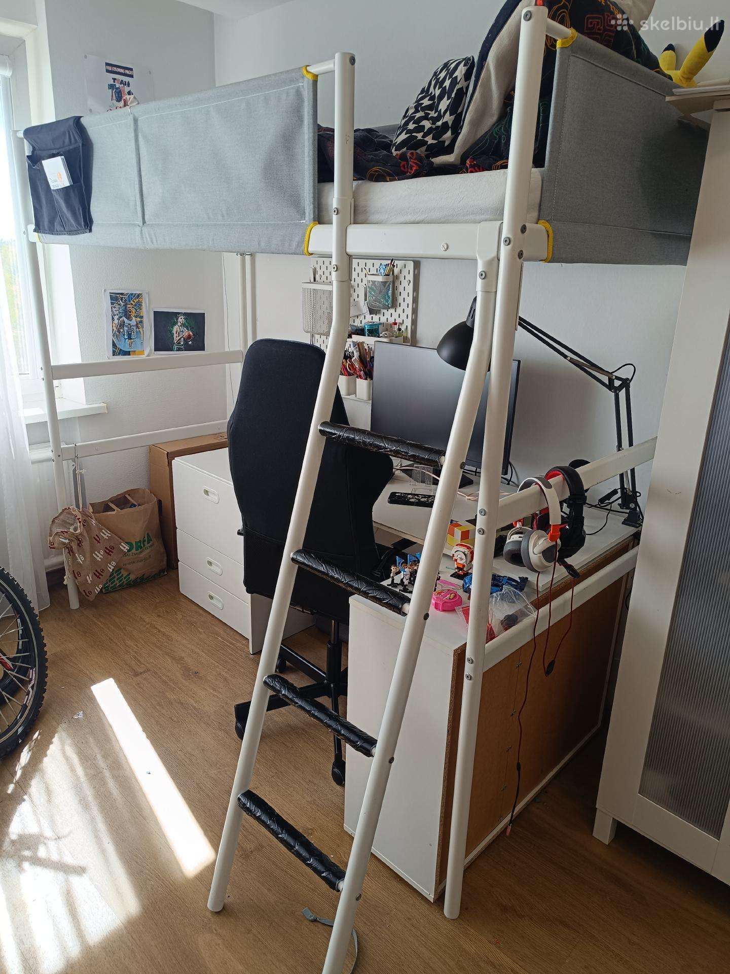 Parduodama loftinė ikea Vitval lova