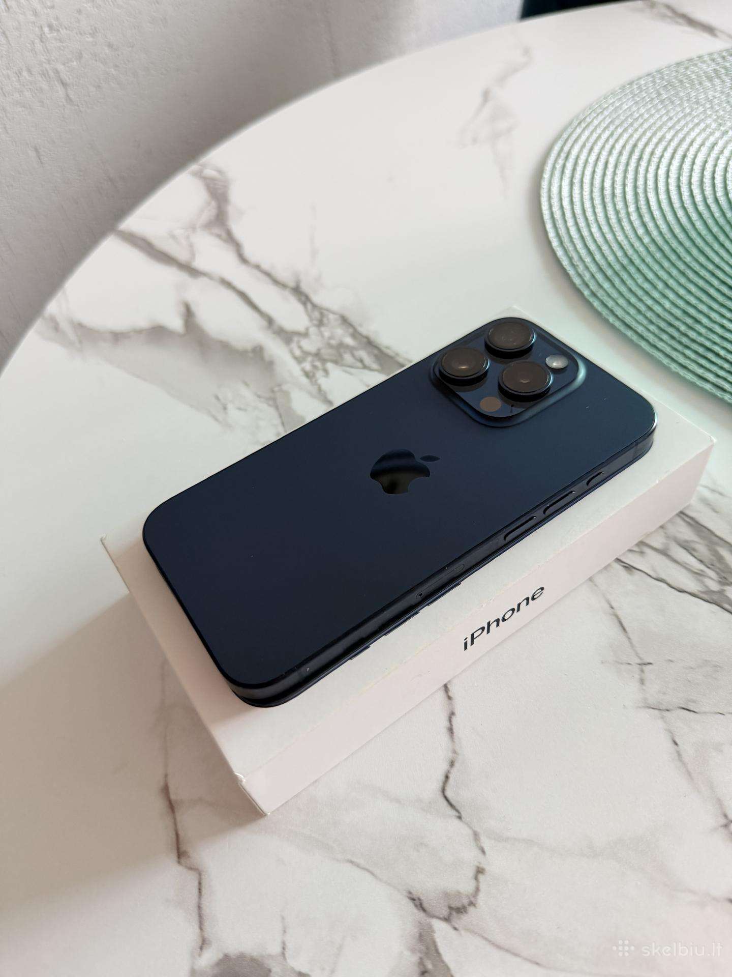 iPhone 15pro Titanium Blue 128gb.